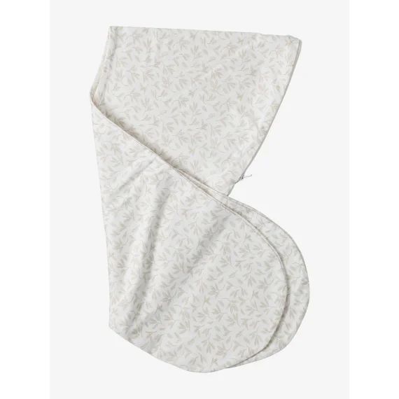 Housse pour coussin d&rsquo;allaitement beige imprimé