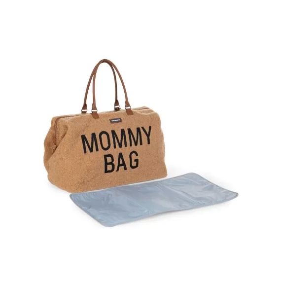 Sac à langer à anses Mommy bag large Teddy beige