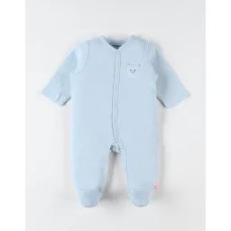 Pyjama Dors-bien En Jersey Bio Bleu