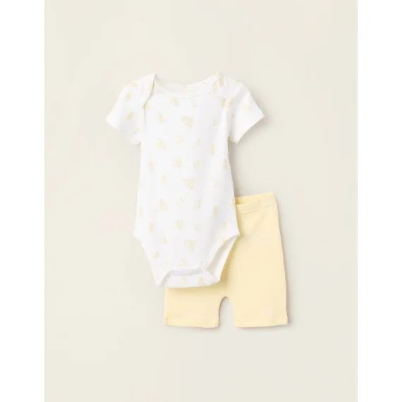 Body + Jogpant En Coton Blanc