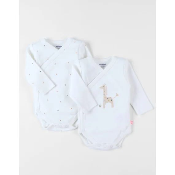 Set De 2 Bodies En Coton Blanc