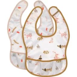 Lot de 2 bavoirs à poche Little Mateys