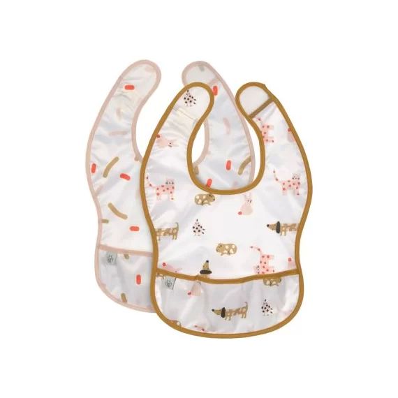Lot de 2 bavoirs à poche Little Mateys