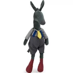Peluche Anatole l&rsquo;âne Pomme des Bois (49 cm)