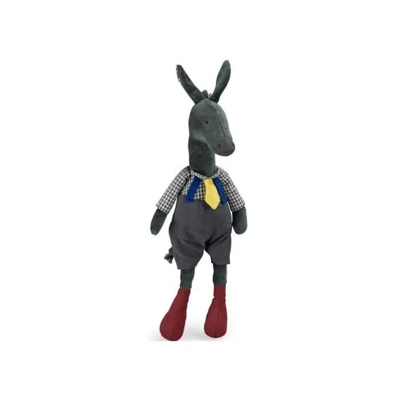 Peluche Anatole l&rsquo;âne Pomme des Bois (49 cm)
