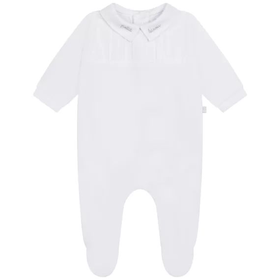 Pyjama en velours Garçon Blanc