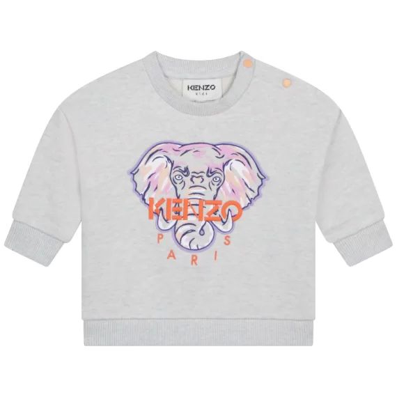 Sweat-shirt en coton brodé Fille