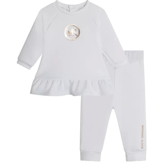 ENSEMBLE BASE ROBE Fille Blanc