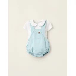 Body + Combi-short Bleu Clair