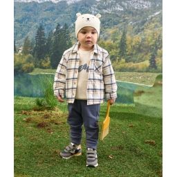 Chemise à carreaux bébé garçon en rembourrage recyclé –  – Soldes