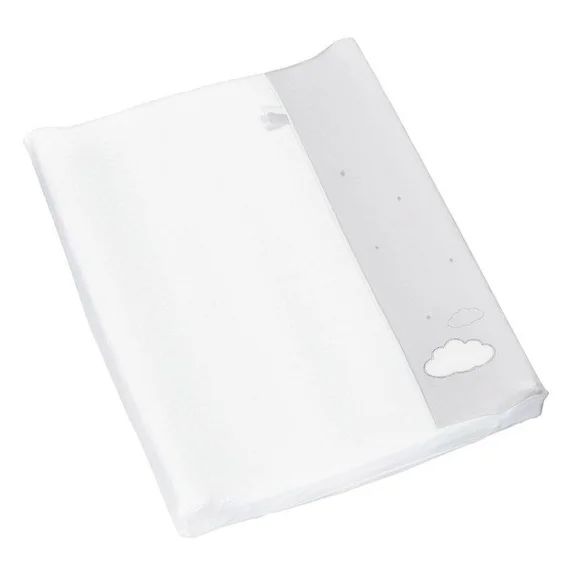 Matelas À Langer En Coton – Lily Grey – Petit Modèle – Déhoussable – 68×52 Cm Blanc