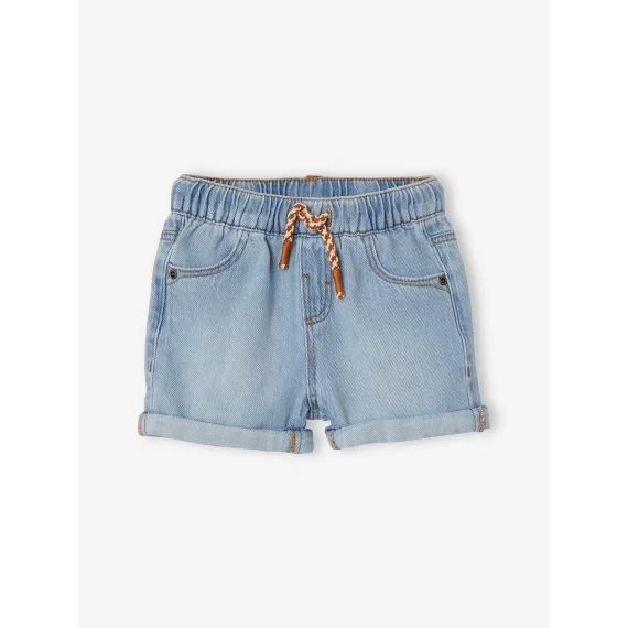 Short en denim bébé double stone