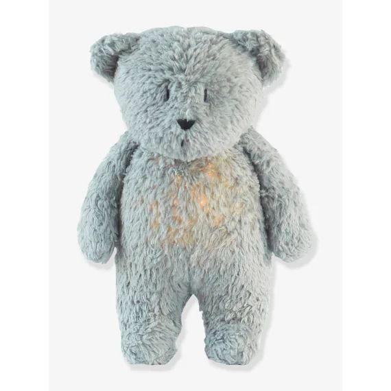 Veilleuse peluche MOONIE Ourson en coton bio* gris
