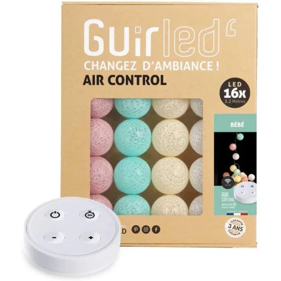Guirlande Boule Lumineuse Led Usb Télécommandée Bébé
