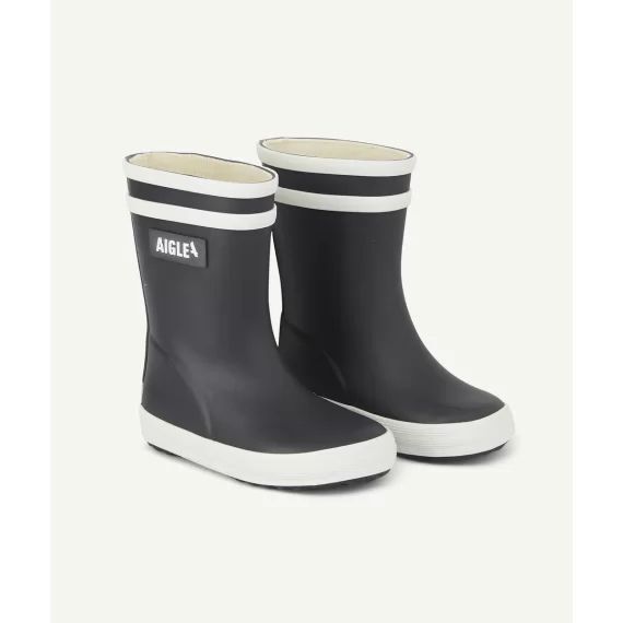 Bottes premiers pas bleu marine bébé babyflac 2