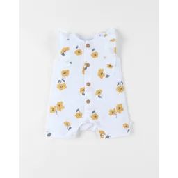 Combinaison Style Et Confort Crépon De Coton Blanc