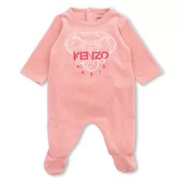Pyjama en velours Fille Rose