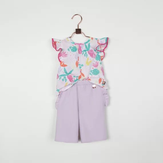 Pantalon fantaisie Fille Violet