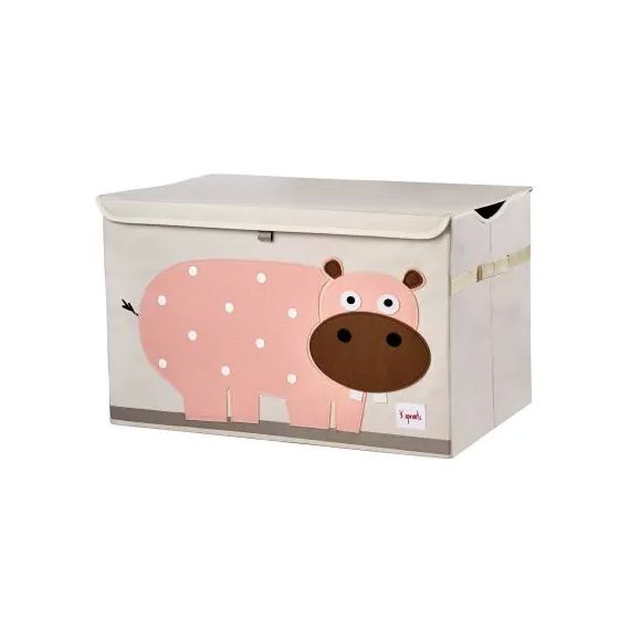 Coffre à jouets caisse de rangement Hippopotame