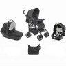 Poussette Chicco Sprint + Nacelle + Coque Auto Synthesis – Black Night