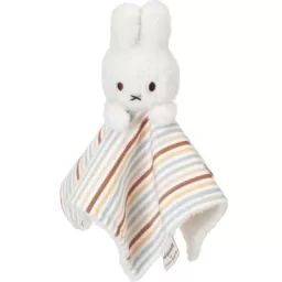 Doudou plat lapin Miffy Vintage Sunny Stripes