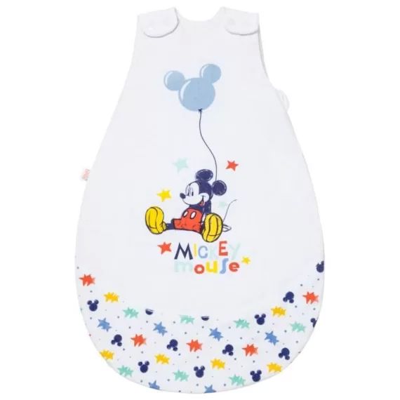 Gigoteuse naissance en velours Mickey Cool bleu
