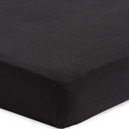 Drap housse noir (60 x 120 cm)