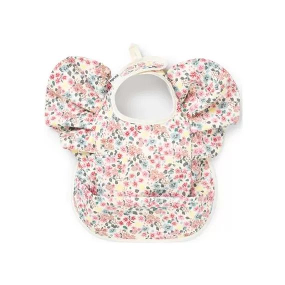 Bavoir à velcro Floating Flowers Wings