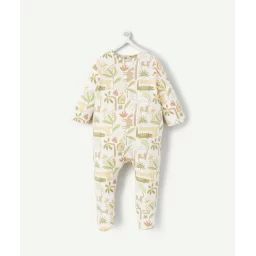 Dors bien en coton biologique imprimé tropical avec animaux –  – Soldes