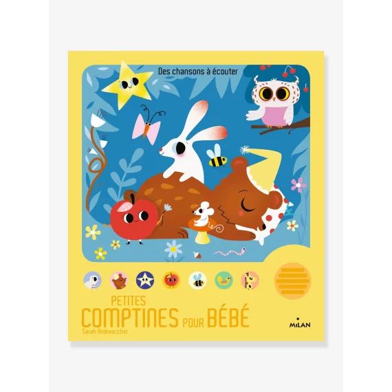Petites comptines pour bébé – MILAN jaune