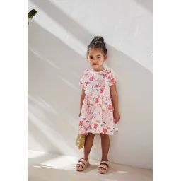 Robe Bébé En Gaze De Coton Lipsi Rose