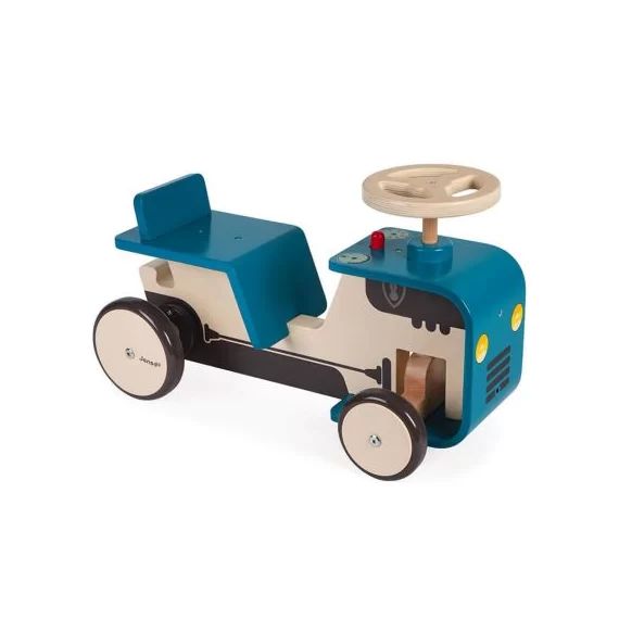 Porteur tracteur bleu