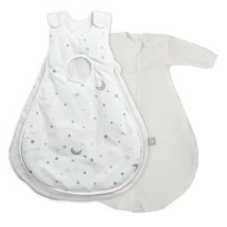 Lot De 2 Gigoteuses Avec Et Sans Manches Motif Étoile Safe Asleep® Air Plus Blanc / Étoiles