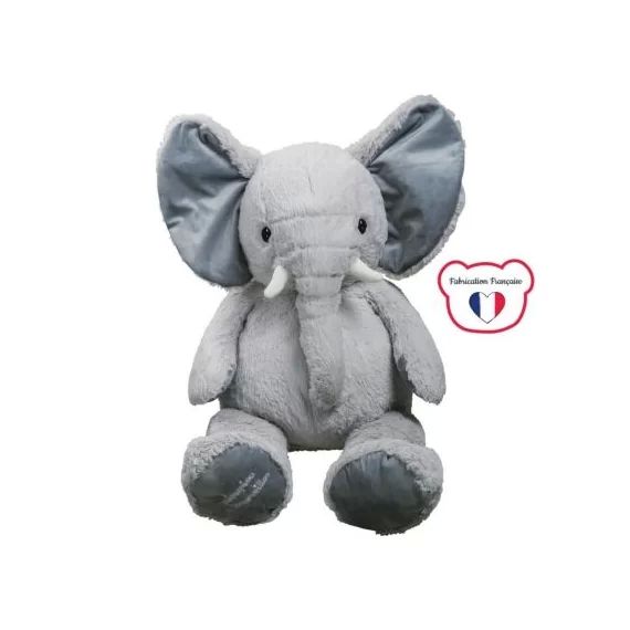 Peluche géante Jojo l&rsquo;éléphant (100 cm)