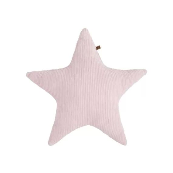 Coussin étoile teddy Sense rose (45 cm)
