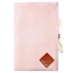 Protège Carnet De Santé En Nid D&rsquo;abeille 17 X 23 Cm Rose Rose