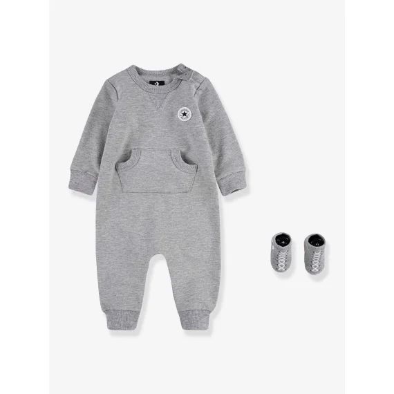 Set 2 Pièces Combinaison + Chaussettes Lil Chuck Converse Gris