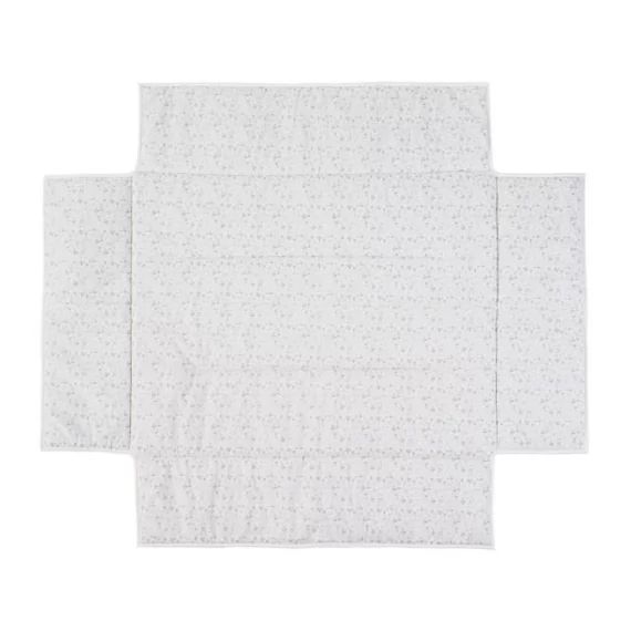 Tour de parc pour parcs Belami, Euro-Parc et Lucilee   76 cm x 97 cm Soft Swirl blanc