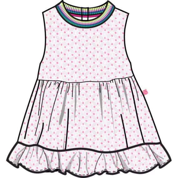 Robe en broderie anglaise Fille Blanc