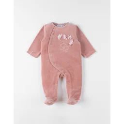 Pyjama Bébé Velours Rose