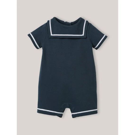 Combinaison Marin En Coton Biologique Ardoise