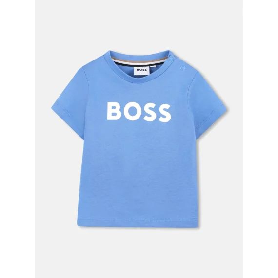 T-shirt Col Rond Bleu