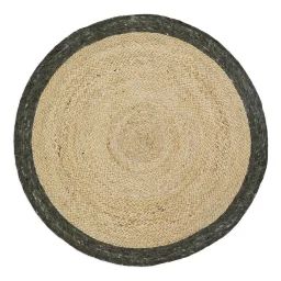 Yhuki Tapis Jute & Laine Olive