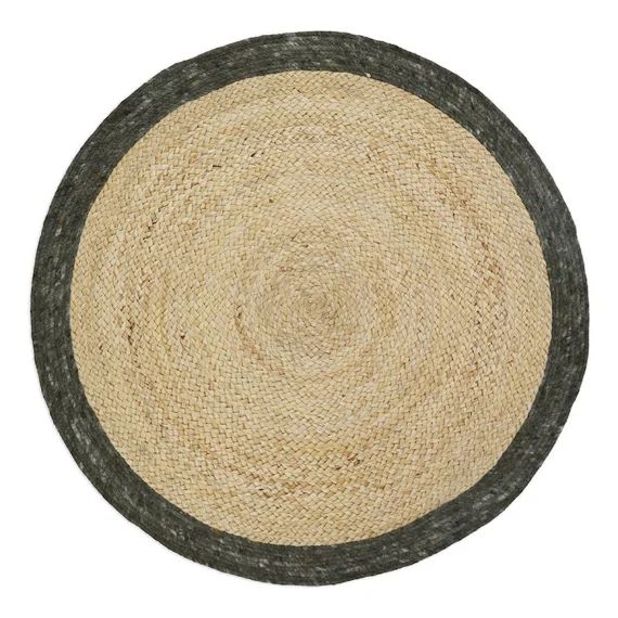 Yhuki Tapis Jute & Laine Olive