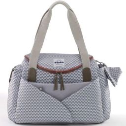 Sac à langer Sydney II Play Print gris et corail