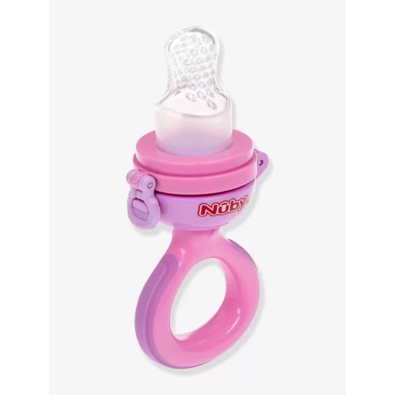 Grignoteur NUBY en silicone rose