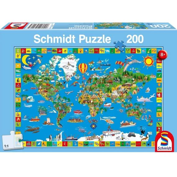 Puzzle Ta Petite Terre 200 Pcs Bleu