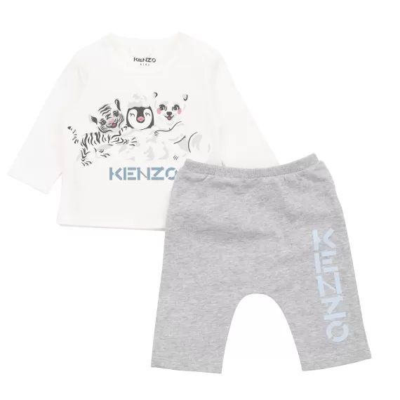 Ensemble T-shirt + pantalon Garçon Blanc