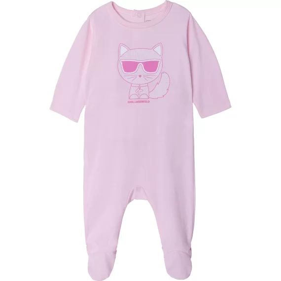 Pyjama en coton Fille Rose