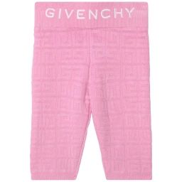 Legging en tricot à motif Fille Rose